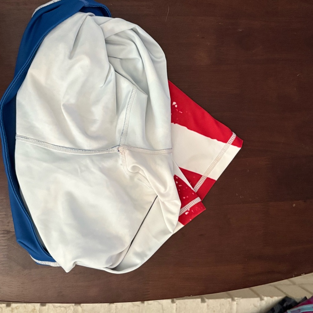 Constantly Varied Gear Blue and White Star Leggings Full Length - L - Picture 4 of 4